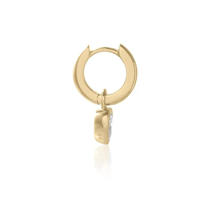 Earrings Women Olivia Burton Gold Heart Huggie Hoops