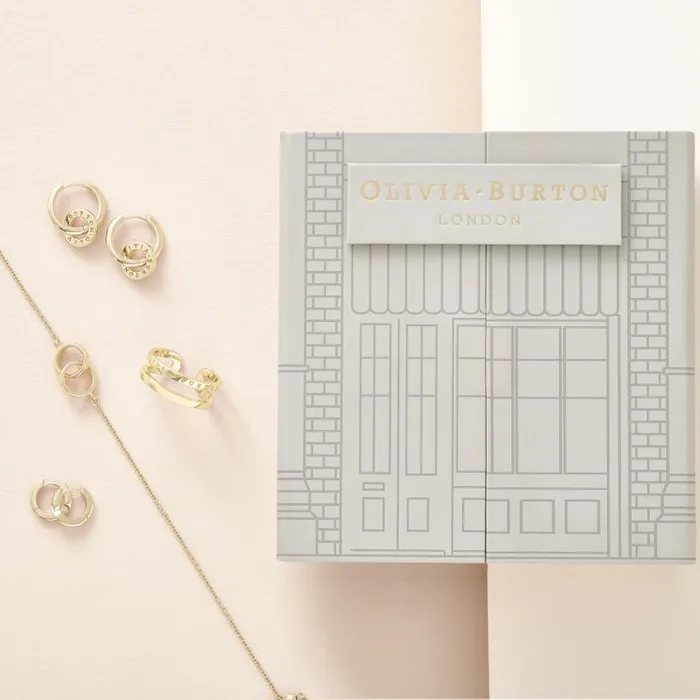Earrings Women Olivia Burton Gold Interlink Gift Set