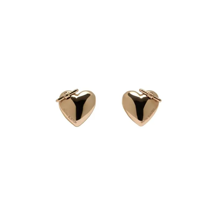 Earrings Women Olivia Burton Knot Heart Rose Gold Stud Earrings