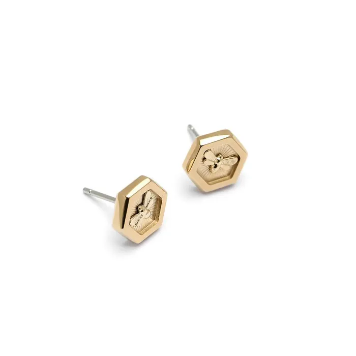 Earrings Women Olivia Burton Minima Bee Gold Stud Earrings