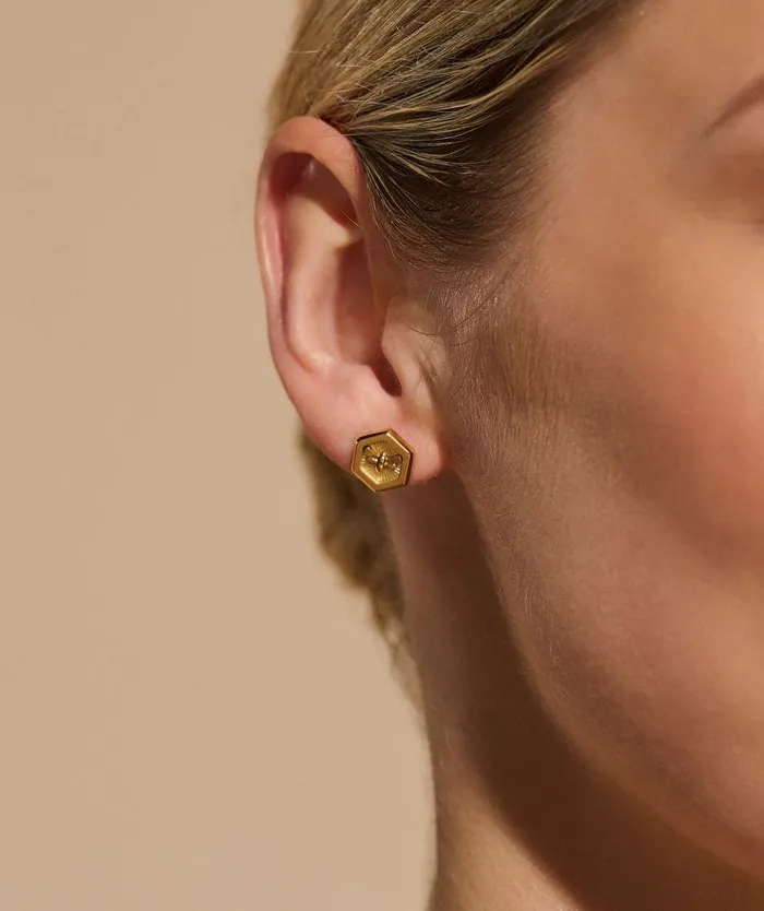 Earrings Women Olivia Burton Minima Bee Gold Stud Earrings