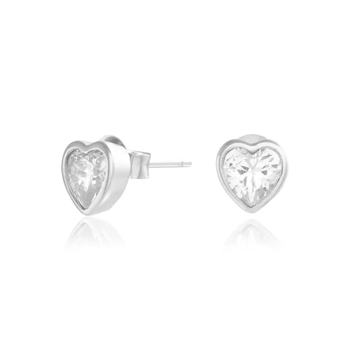 Earrings Women Olivia Burton Silver Heart Stud Earrings