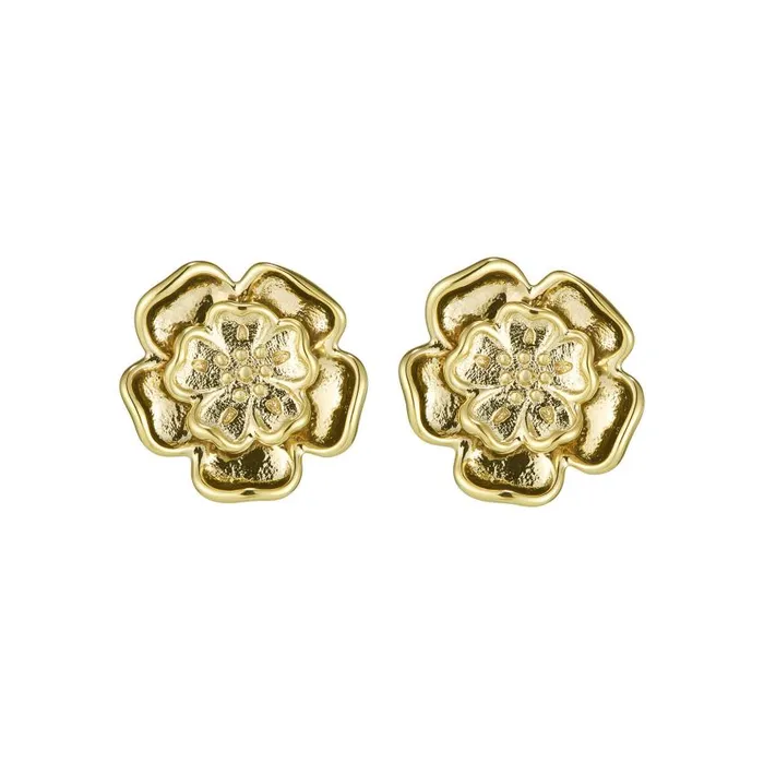 Earrings Women Olivia Burton Tudor Rose Gold Plated Stud Earrings