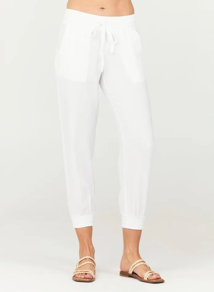 Easy Drawstring Jogger 8211 White Women Bella Dahl Pants Easy Drawstring Jogger 8211 White Women Bella Dahl Pants
