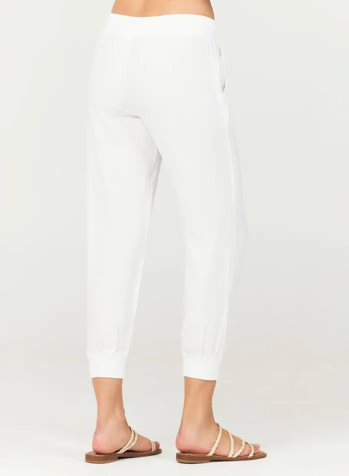 Easy Drawstring Jogger 8211 White Women Bella Dahl Pants Easy Drawstring Jogger 8211 White Women Bella Dahl Pants