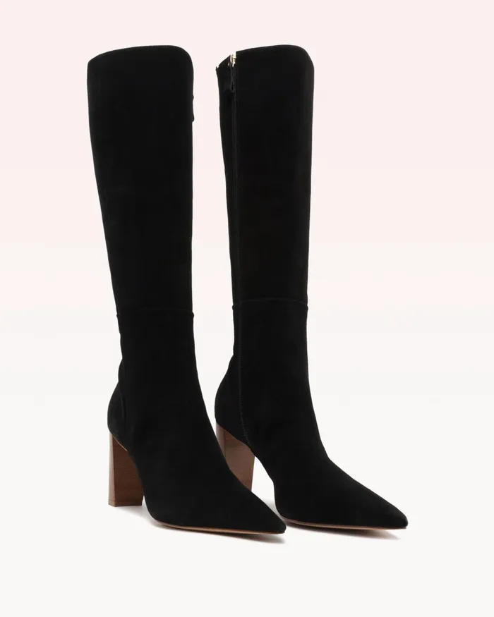 Elisa Black Knee High Boot 8211 Luxury Leather Boots Black Women Alexandre Birman Boots
