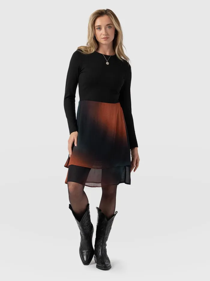 Etta Mini Layered Dress 8211 Orange Coral Orange Coral Women Saint And Sofia Dresses Etta Mini Layered Dress 8211 Orange Coral Orange Coral Women Saint And Sofia Dresses