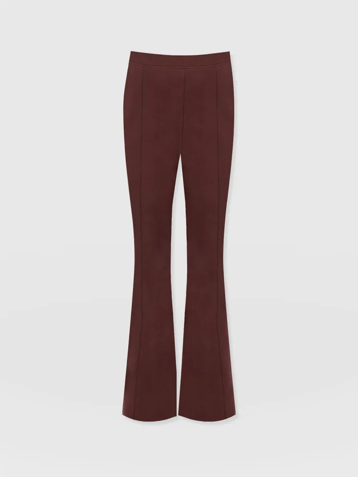 Fearne Flare Legging 8211 Maroon Maroon Women Saint And Sofia Pants