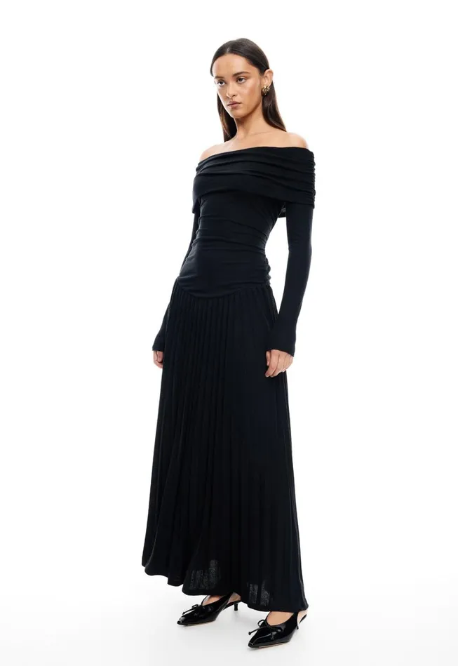 Field Of Dreams Women Lioness Fashion FIELD OF DREAMS LONG SLEEVE MAXI Onyx