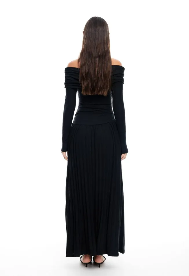 Field Of Dreams Women Lioness Fashion FIELD OF DREAMS LONG SLEEVE MAXI Onyx Field Of Dreams Women Lioness Fashion FIELD OF DREAMS LONG SLEEVE MAXI Onyx