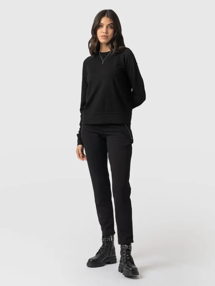 Finsbury Zip Pant 8211 Black Black Women Saint And Sofia Pants