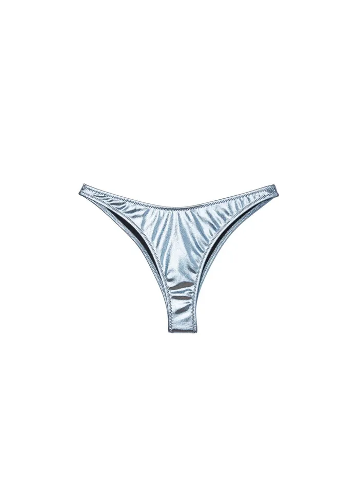 Fleur Du Mal Bikinis Women High Leg Bikini Bottom Disco Ice Fleur Du Mal Bikinis Women High Leg Bikini Bottom Disco Ice