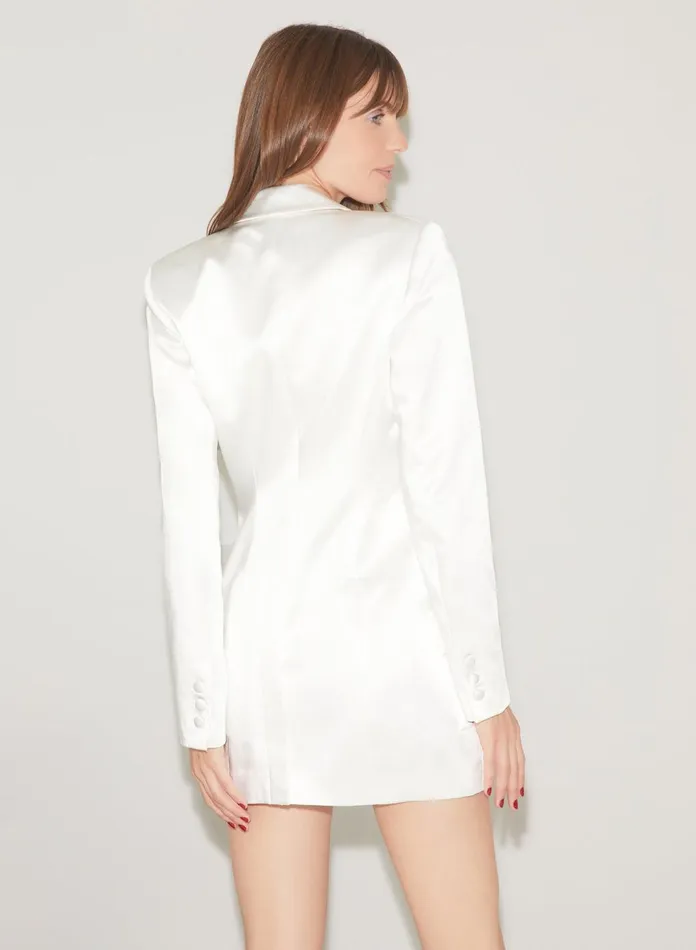 Fleur Du Mal Dresses Women Tuxedo Dress Ivory Fleur Du Mal Dresses Women Tuxedo Dress Ivory