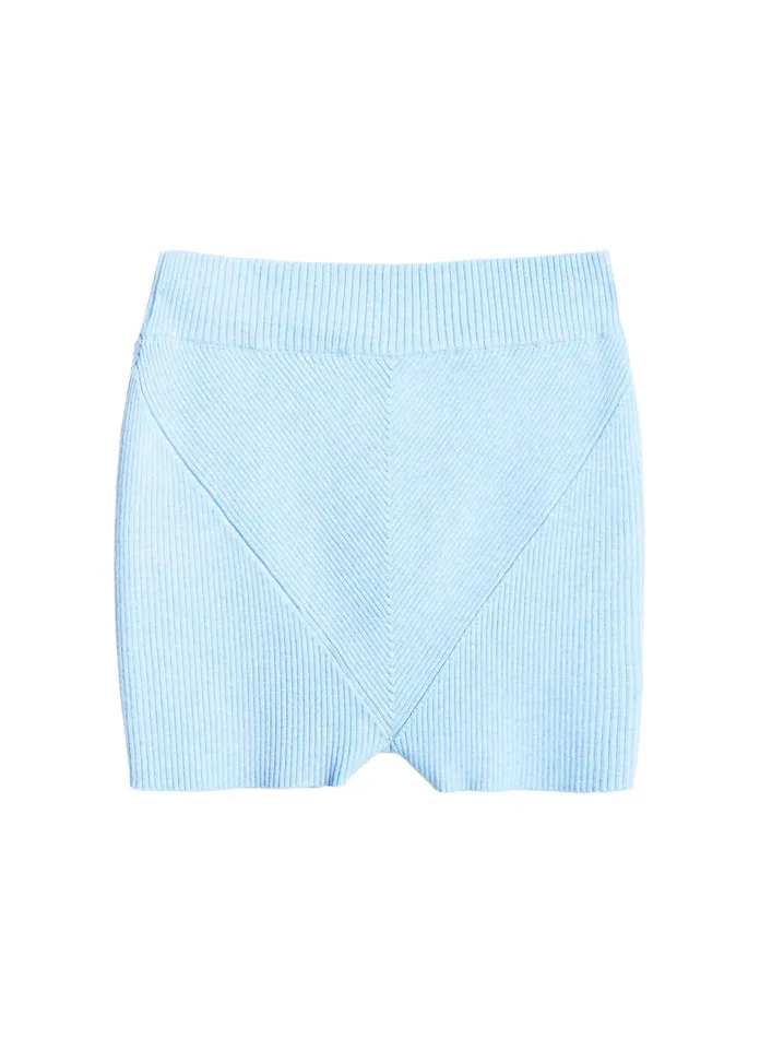 Fleur Du Mal Knitwear Women Knit Rib Short Ice Queen Fleur Du Mal Knitwear Women Knit Rib Short Ice Queen
