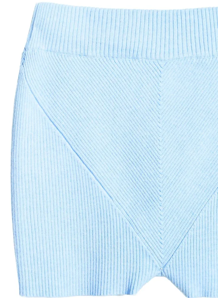 Fleur Du Mal Knitwear Women Knit Rib Short Ice Queen Fleur Du Mal Knitwear Women Knit Rib Short Ice Queen