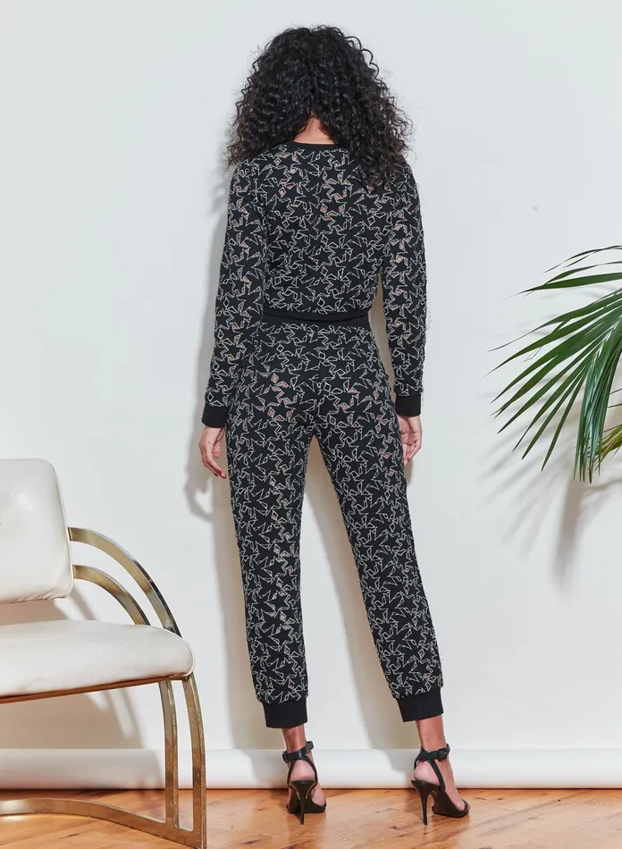 Fleur Du Mal Long Sleeve Women Super Star Top Black Fleur Du Mal Long Sleeve Women Super Star Top Black