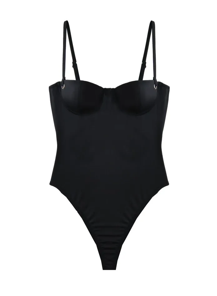 Fleur Du Mal One Pieces Women Cupped One Piece Swim Black
