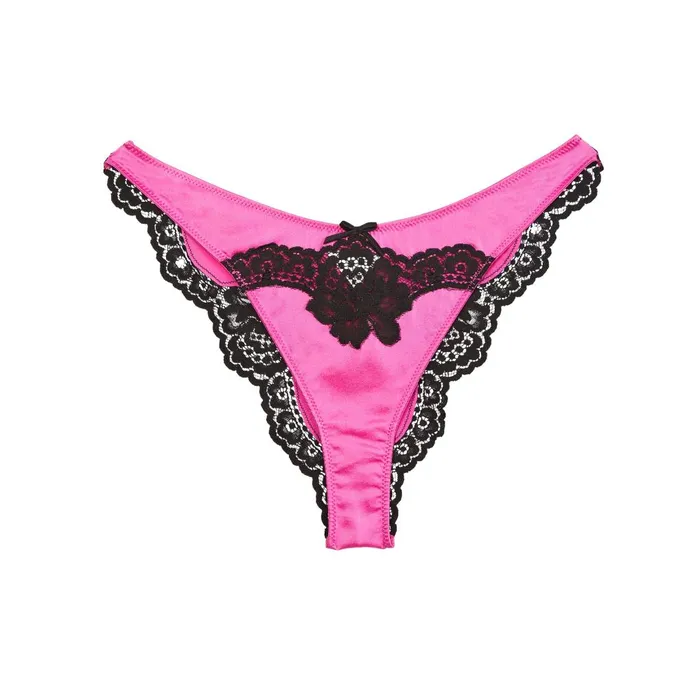 Fleur Du Mal Panties and Garters Women All About Eve Cheeky Some Like It Hot Pink Fleur Du Mal Panties and Garters Women All About Eve Cheeky Some Like It Hot Pink