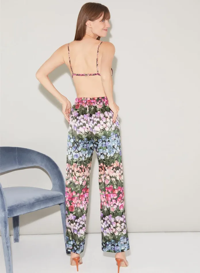 Fleur Du Mal Pants Women Rose Stripe Pant Rose Stripe Fleur Du Mal Pants Women Rose Stripe Pant Rose Stripe
