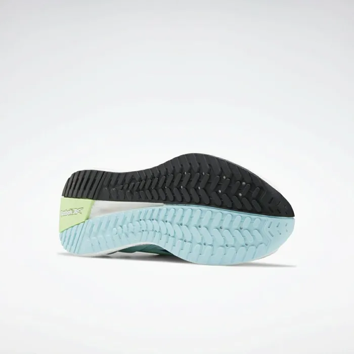 Floatride Womens Reebok Floatride Energy Symmetros Running Shoes Digital Glow Chalk Blue Neon Mint