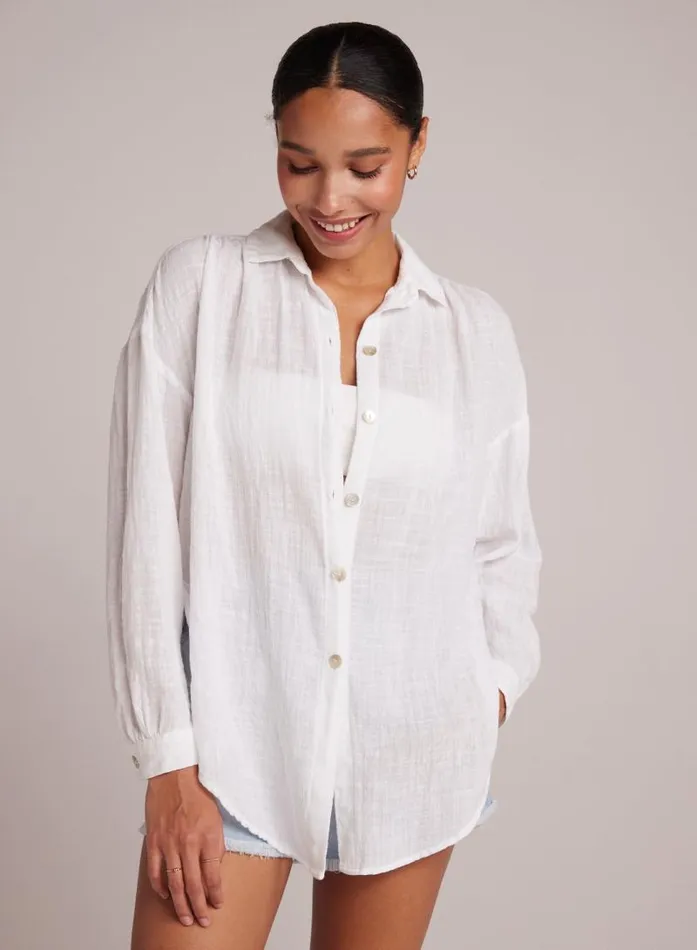 Flowy Shirt 8211 White Women Bella Dahl Long Sleeve