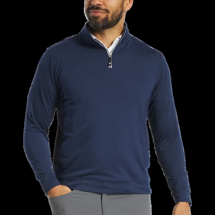 FootJoy Base MidLayers Men Approach QuarterZip Navy
