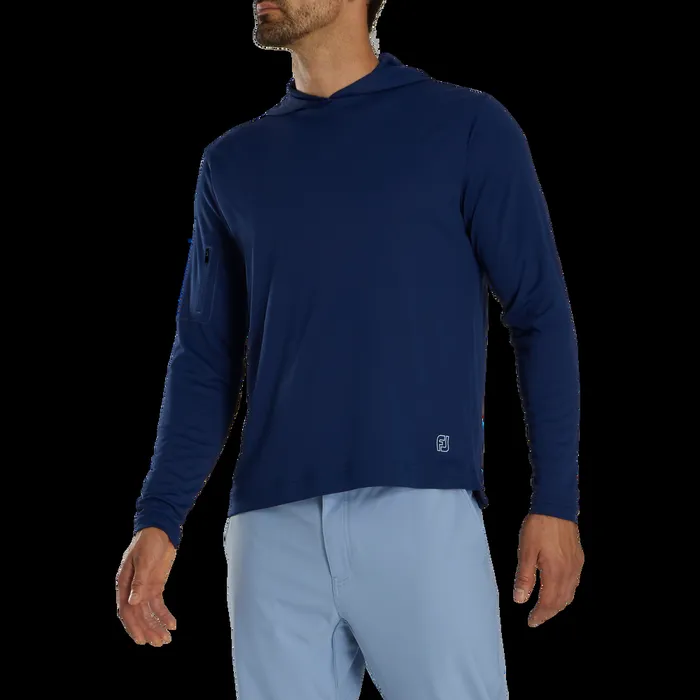 FootJoy Base MidLayers Men TempoSeries Sun Hoodie Navy