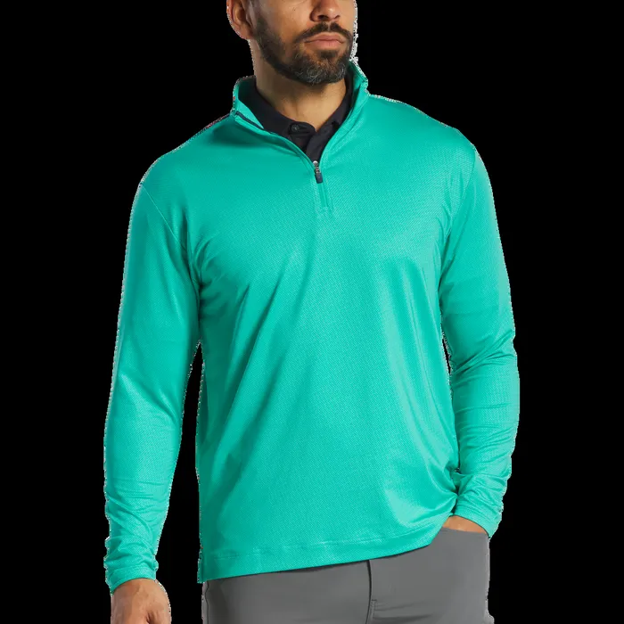 FootJoy Base MidLayers Men Tonal Pinwheel MidLayer Emerald FootJoy Base MidLayers Men Tonal Pinwheel MidLayer Emerald
