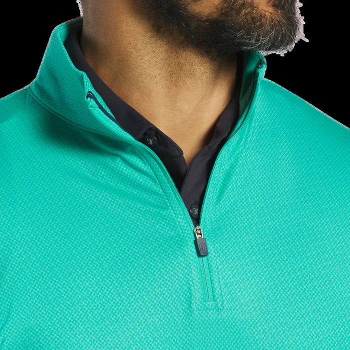FootJoy Base MidLayers Men Tonal Pinwheel MidLayer Emerald FootJoy Base MidLayers Men Tonal Pinwheel MidLayer Emerald