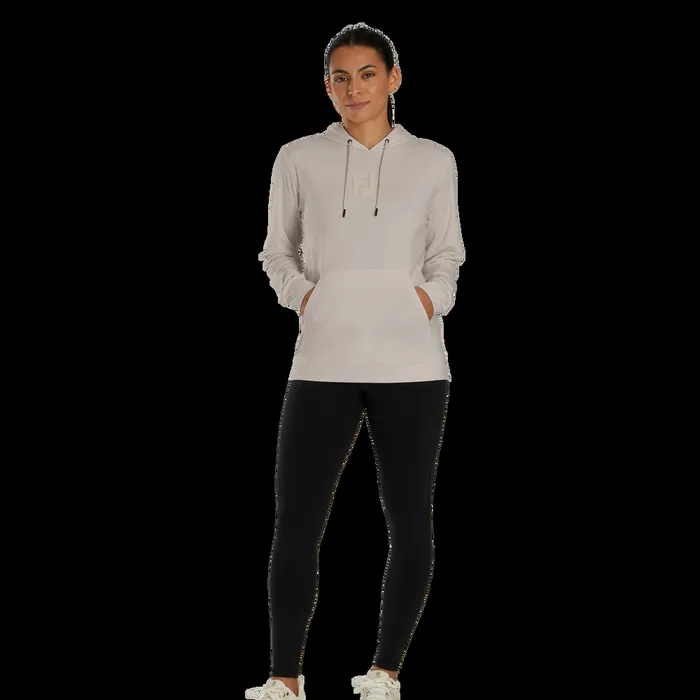 FootJoy Base MidLayers Women Drawstring Hoodie Birchwood FootJoy Base MidLayers Women Drawstring Hoodie Birchwood