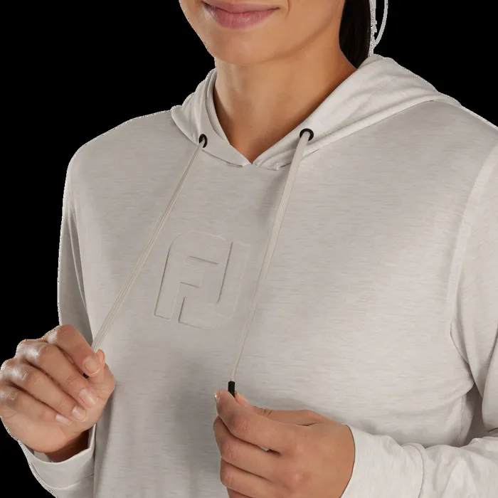 FootJoy Base MidLayers Women Drawstring Hoodie Birchwood FootJoy Base MidLayers Women Drawstring Hoodie Birchwood