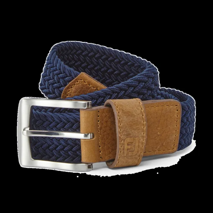 FootJoy Belts WomenMen Woven Golf Belt Navy