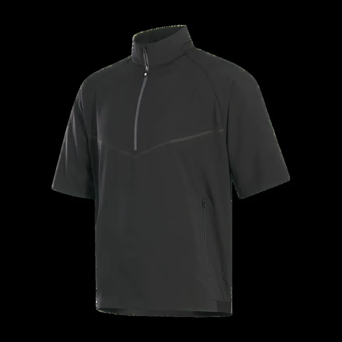 FootJoy Outer Layers Men Zephyr Short Sleeve Windshirt Black FootJoy Outer Layers Men Zephyr Short Sleeve Windshirt Black