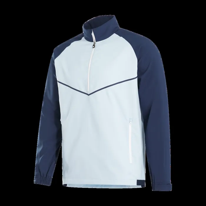 FootJoy Outer Layers Men Zephyr Windshirt Navy Light Blue FootJoy Outer Layers Men Zephyr Windshirt Navy Light Blue