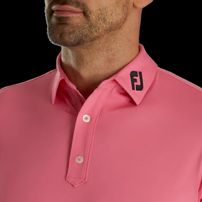 FootJoy Shirts Men Solid Lisle 8211 FJ Tour Collar Watermelon FootJoy Shirts Men Solid Lisle 8211 FJ Tour Collar Watermelon
