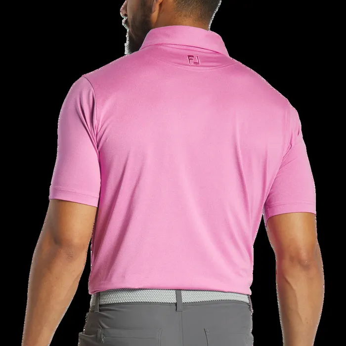 FootJoy Shirts Men Solid Lisle Heather Pink FootJoy Shirts Men Solid Lisle Heather Pink