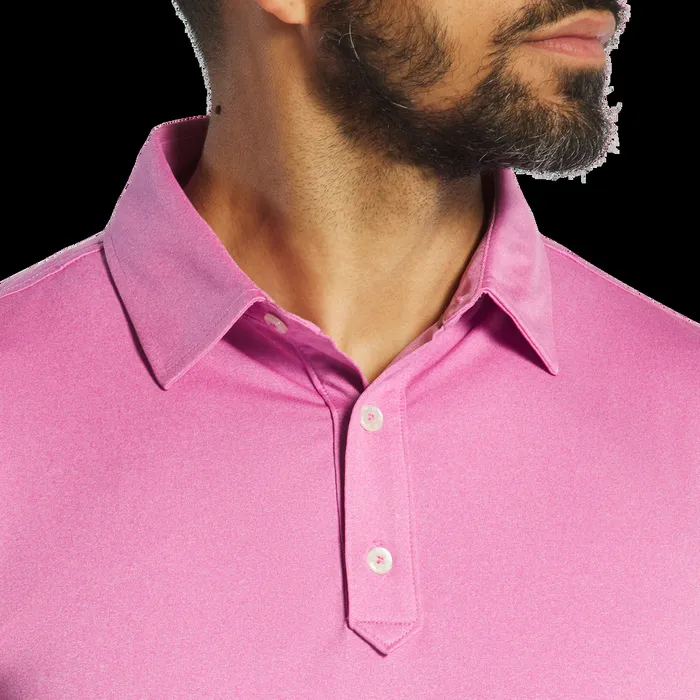 FootJoy Shirts Men Solid Lisle Heather Pink FootJoy Shirts Men Solid Lisle Heather Pink