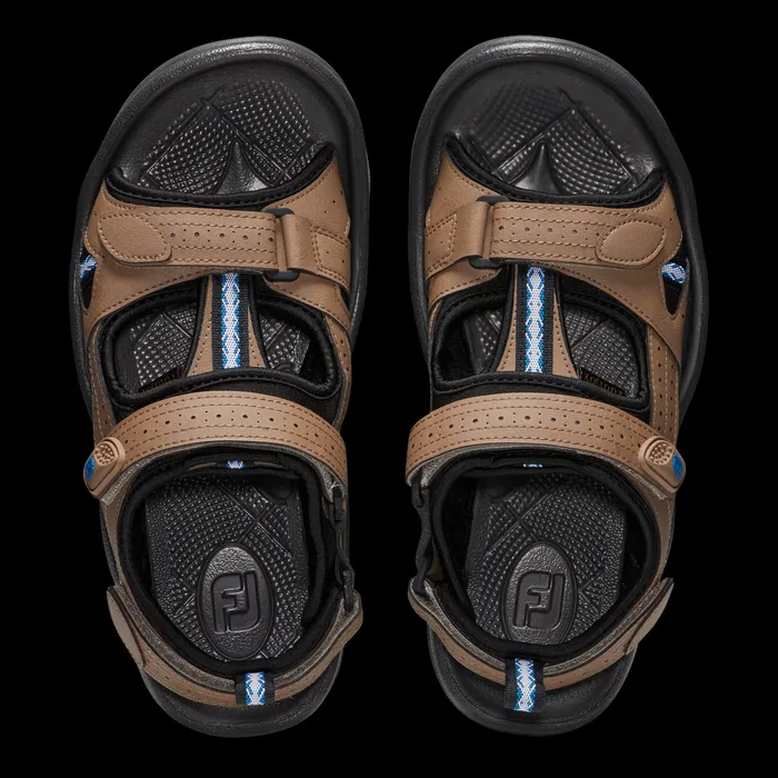 FootJoy Spiked Men Golf Sandals Dark Taupe FootJoy Spiked Men Golf Sandals Dark Taupe