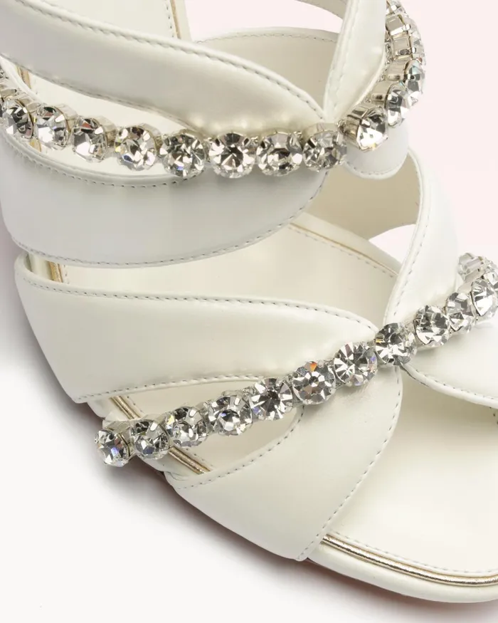 Georgina Crystal Bridal 85 Ivory Ivory Women Alexandre Birman Sandals