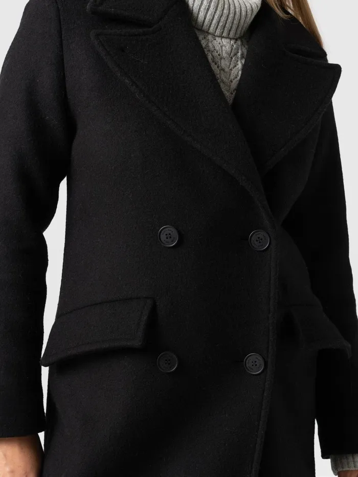 Hampton Coat 8211 Black Black Women Saint And Sofia Coats and Jackets