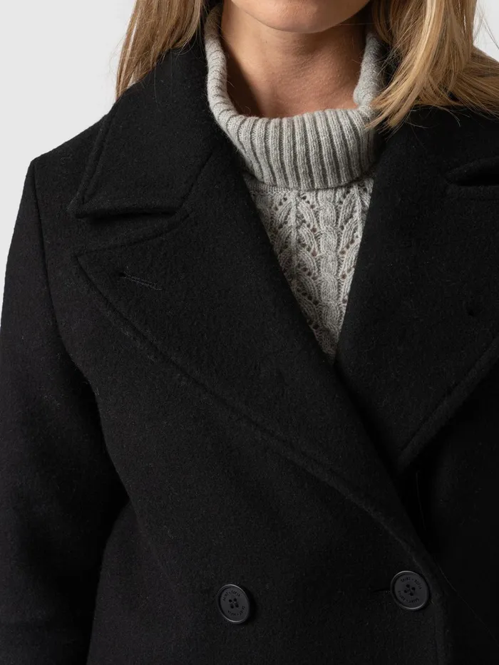 Hampton Coat 8211 Black Black Women Saint And Sofia Coats and Jackets
