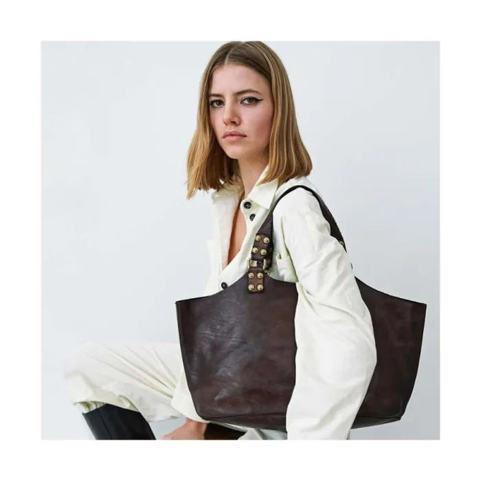Handbags Women Campomaggi Atena Brown Handbags Women Campomaggi Atena Brown