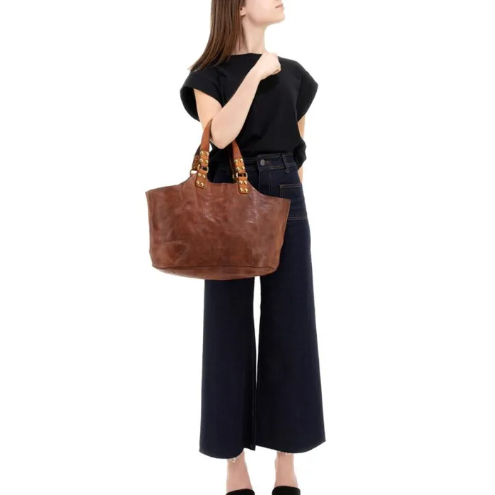 Handbags Women Campomaggi Atena Cognac Handbags Women Campomaggi Atena Cognac