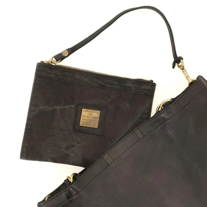 Handbags Women Campomaggi Calipso Black Handbags Women Campomaggi Calipso Black