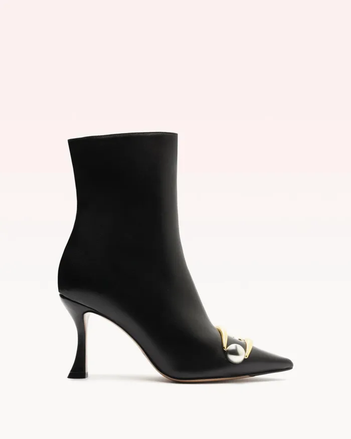 Harper Black Bootie 8211 Luxury Leather Boots 8211 Designer Black Boots Black Women Alexandre Birman Boots Harper Black Bootie 8211 Luxury Leather Boots 8211 Designer Black Boots Black Women Alexandre Birman Boots