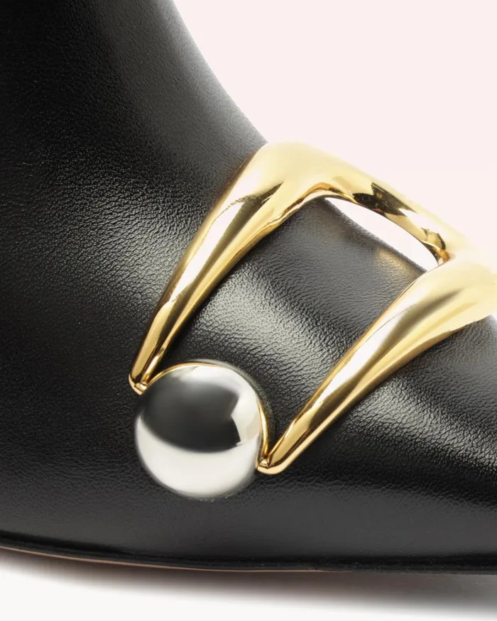 Harper Black Bootie 8211 Luxury Leather Boots 8211 Designer Black Boots Black Women Alexandre Birman Boots