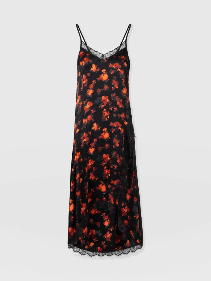 Harper Lace Cami Dress 8211 Red Aurora Red Aurora Women Saint And Sofia Dresses