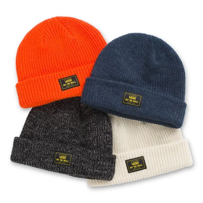Hats and Beanies Men Vans Bruckner Cuff Beanie Black Heather Hats and Beanies Men Vans Bruckner Cuff Beanie Black Heather