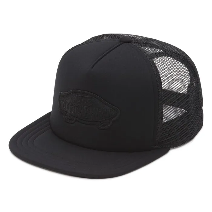 Hats and Beanies Men Vans Classic Patch Trucker Hat Black