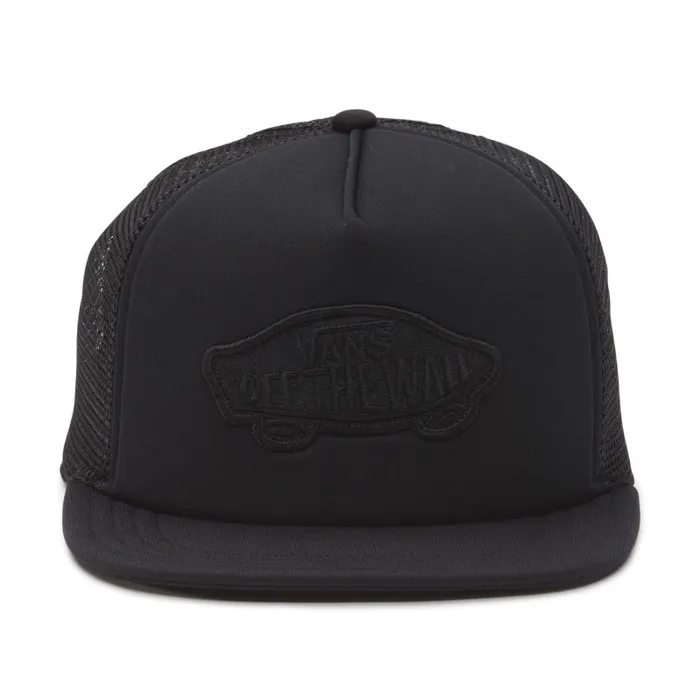 Hats and Beanies Men Vans Classic Patch Trucker Hat Black